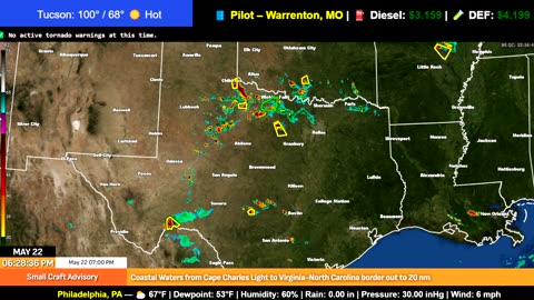 LIVE: Tonight’s Severe Weather Tracker for Truckers 🚛🌩