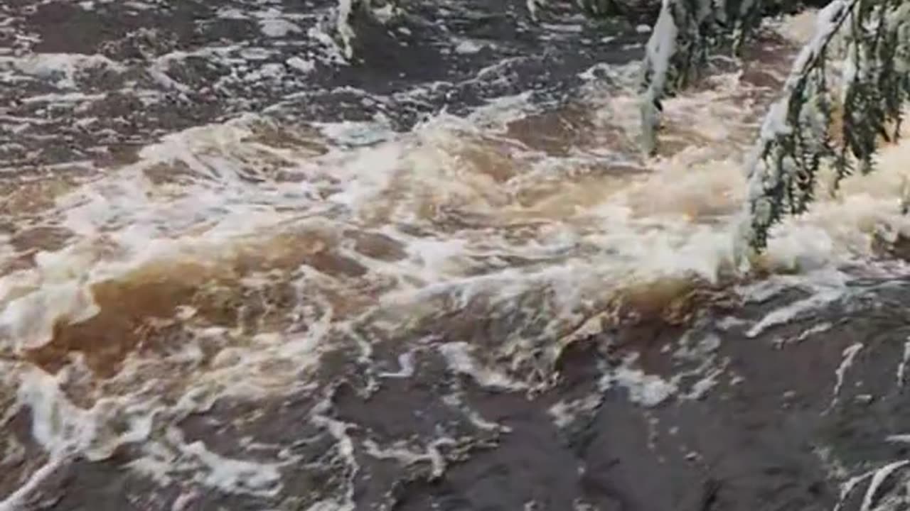 Thawing waterfalls Up North.