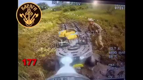 🚁🔥 Ukraine Russia War | Fiber-optic Drone Strikes AFU ATV in Combat | RCF