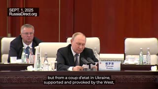 Putin: The Ukraine crisis began with the 2014 Western-backed coup in Kiev,