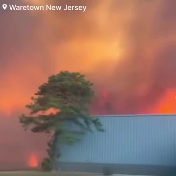 BREAKING Another Massive Fire sweeping through New Jersey