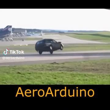 Jet Engine Full Power Blasted Off the Car #Aviation #AeroArduino