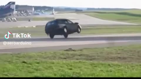 Jet Engine Full Power Blasted Off the Car #Aviation #AeroArduino