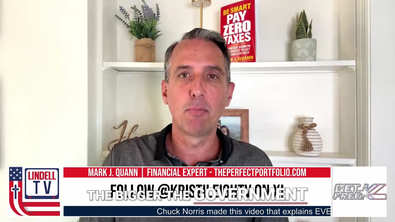 Mark Quinn Says Stock Market Crashes Are a Gift from God and the IRS Wants You Poor and Powerless