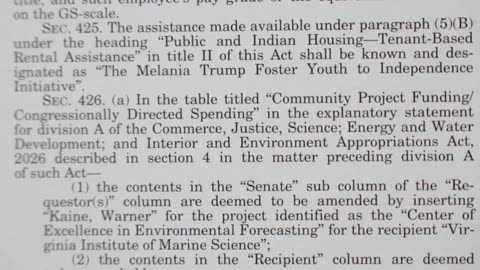 INTO LAW [New Bill] MELANIA TRUMP FOSTER YOUTH TO INDEPENDENCE INITIATIVE