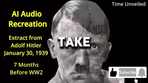 Adolph's Speech in 1939