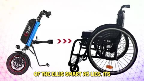 Elesmart A5 Electric Wheelchair Handcycle 500W 36V Lithium Battery Electric Wheelchair