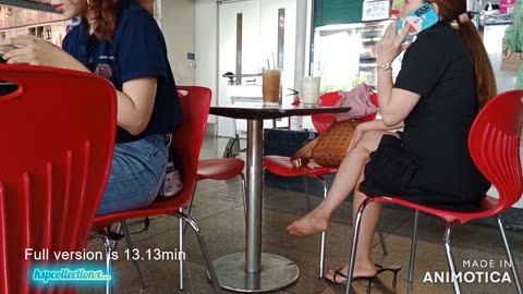 Bare legs 1 shoe off...Full version is 13.13min