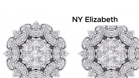 Removable Jacket Cluster Stud Earrings