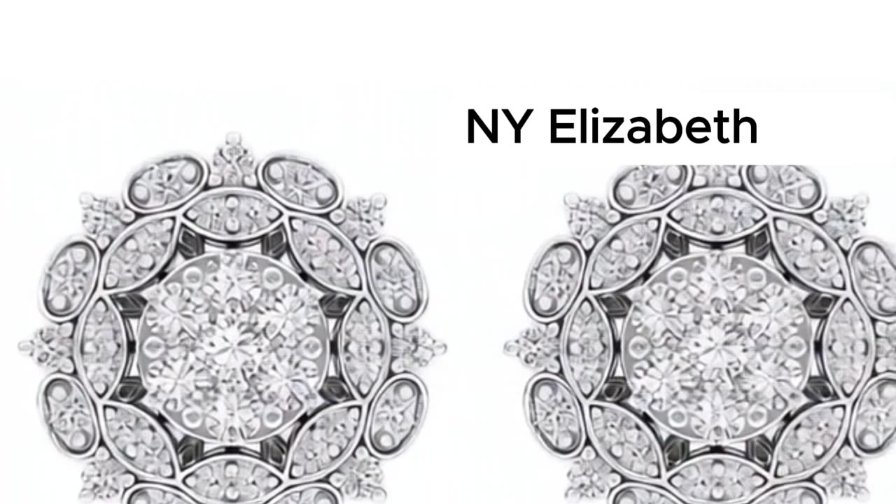 Removable Jacket Cluster Stud Earrings