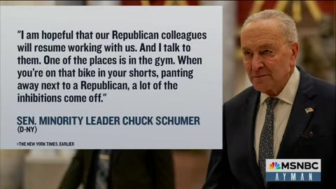 Chuck Schumer's plan to get Republicans to work with Democrats leaked. LOL.