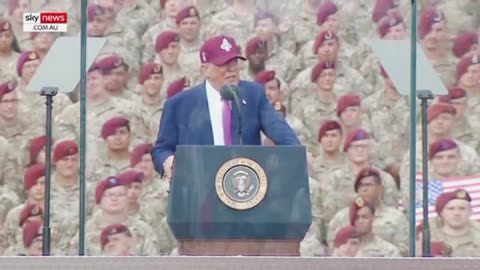 Trump Honors 250 Years of U.S. Army History in Patriotic Ceremony at Fort Bragg