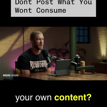 George Mack: Don't Post What You Wont Consume
