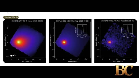 James Webb Space Telescope takes 1st look at interstellar comet 3I/ATLAS with unexpected results