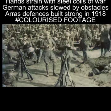 Battle of Arras barbed wire