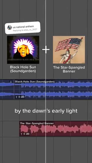 Black Hole Sun singing The Star Spangled Banner🤯Brandon @LibOrNormal