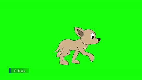 Dog walk cycle