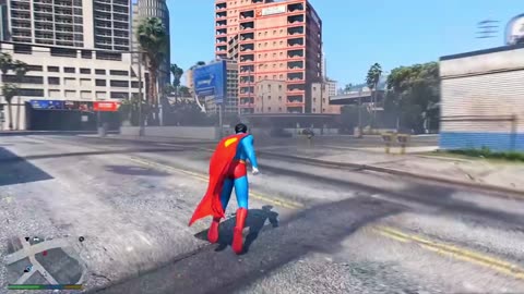 GTA 5 - Superman VS Silver Surfer & Galactus