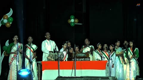 Singing Performance | Suranjali Sanskritik Sangstha | 79th Independence Day | AB Cinelook Creations