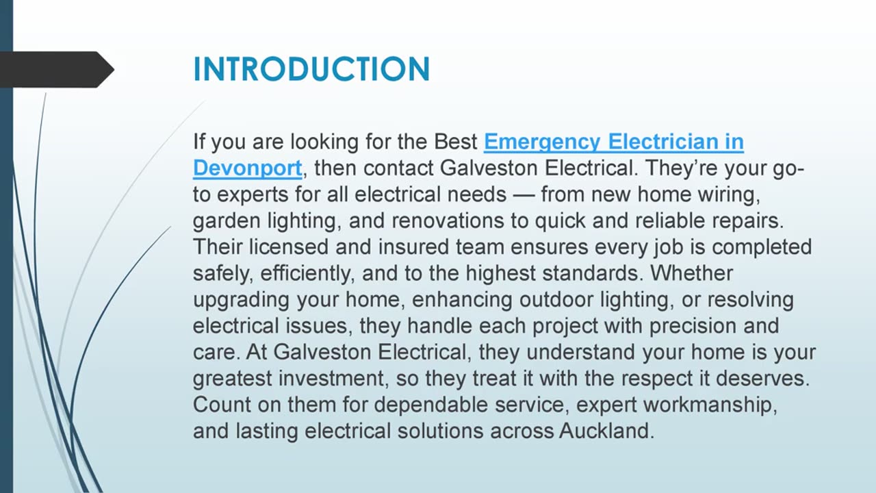 Best Emergency Electrician in Devonport