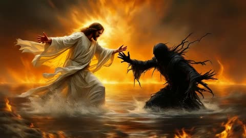 Jesus Christ Throws The Antichrist Into The Lake Of Fire