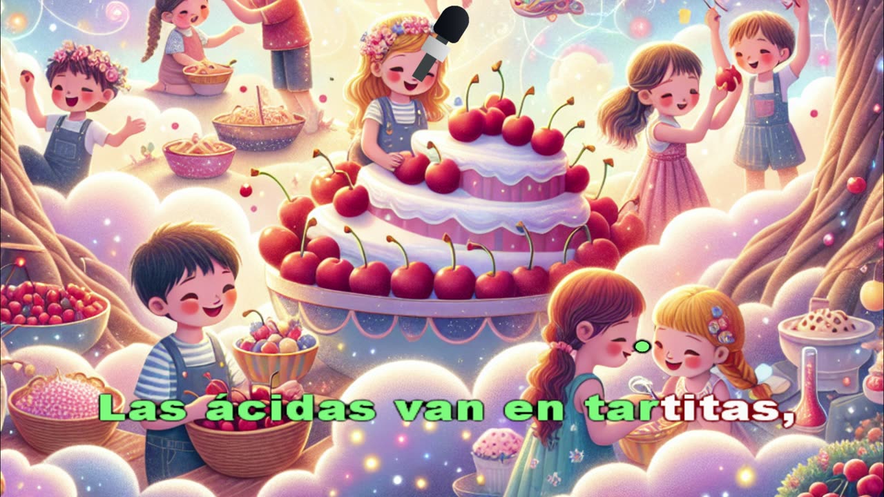 🎶 ¡Canta con Nosotros! Las Cerezas Son Deliciosas | Karaoke Infantil