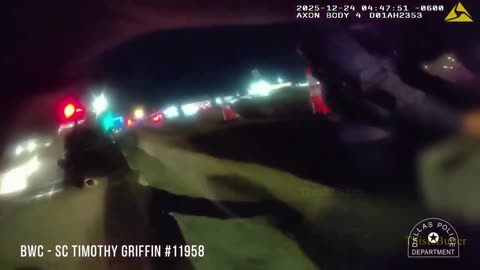 Bodycam shows Dallas officers saving woman dangling midair over freeway during mental health crisis
