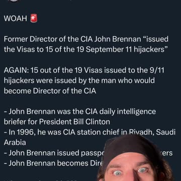 John Brennan #JohnBrennan #America #Trump #911 #TwinTowers #TadpoleTriplett #Comedian