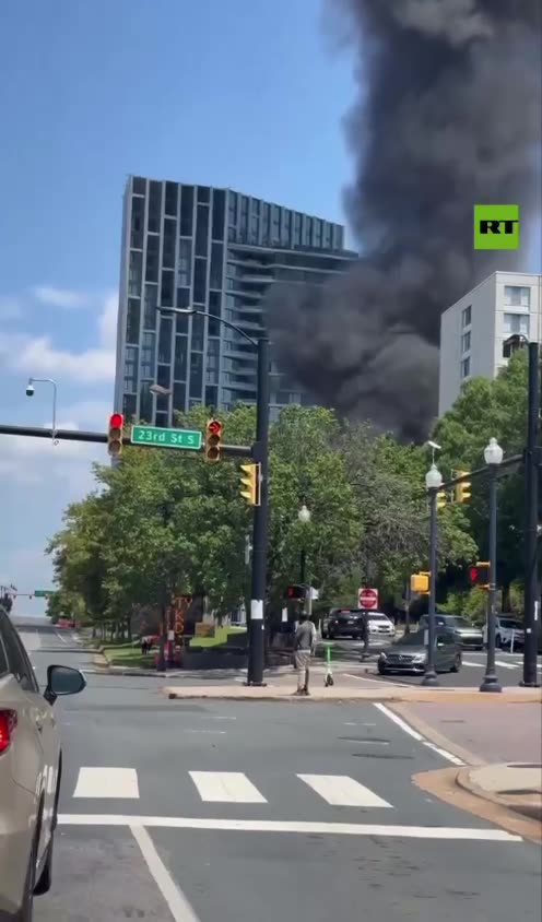Van EXPLODES in Washington DC