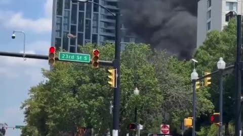 Van EXPLODES in Washington DC