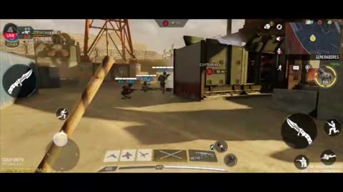call of duty MOBILE GAMEPLAY almost FIRST place in HARD POINT