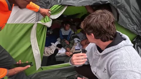 Nick Shirley exposes migrant children living in tents in Gavin Newsom’s California.