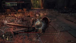 Elden Ring NG+1 | Crucible Knight and Misbegotten Warrior boss fight solo #eldenring #shorts