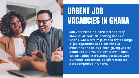 Job Vacancies In Kumasi - Job Vacancies in Ghana