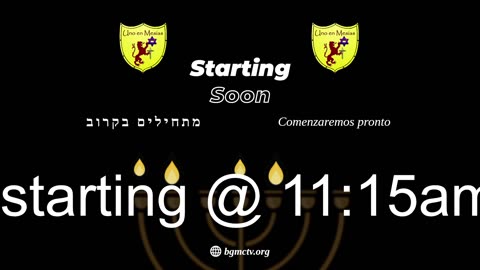 BGMCTV LIVE MESSIANIC SHABBAT SERVICE 1055 ONE STONE CHANGED EVERYTHING