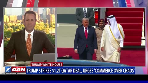Trump Strikes $1.2 Trillion Qatar Deal On Leg 2 Of Middle East Tour