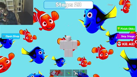 Roblox Fish Obby Game Stages 21-30 Gameplay With Live Commentary.mp4