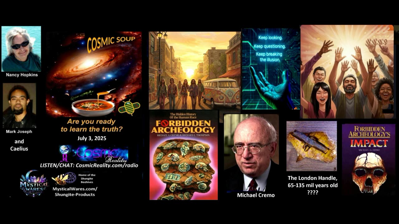 COSMIC SOUP 8/03/25 - Two Views of Reality