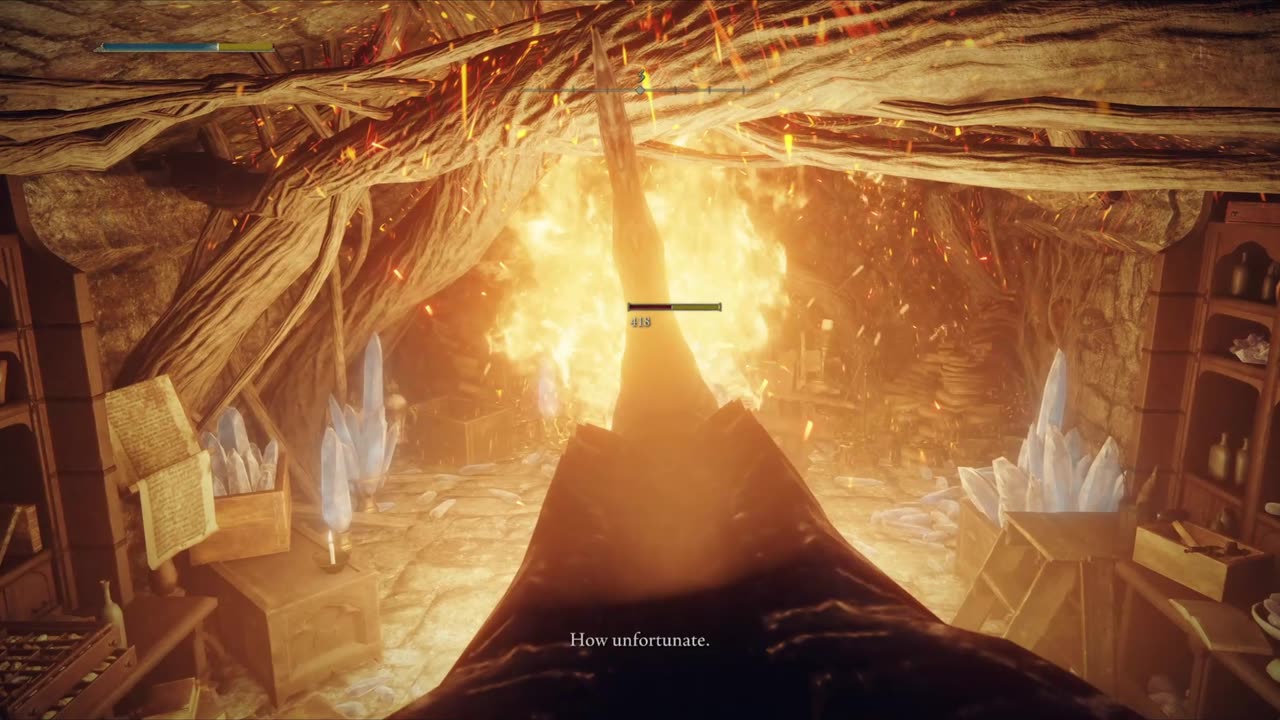 Elden Ring PC | What happens when you attack Sorceress Sellen at Waypoint Ruins Cellar #eldenring