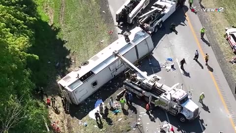 NTSB investigating Thruway rollover that killed 5