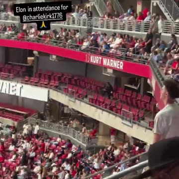 🚨 JUST IN_ ELON MUSK spotted at Charlie’s memorial