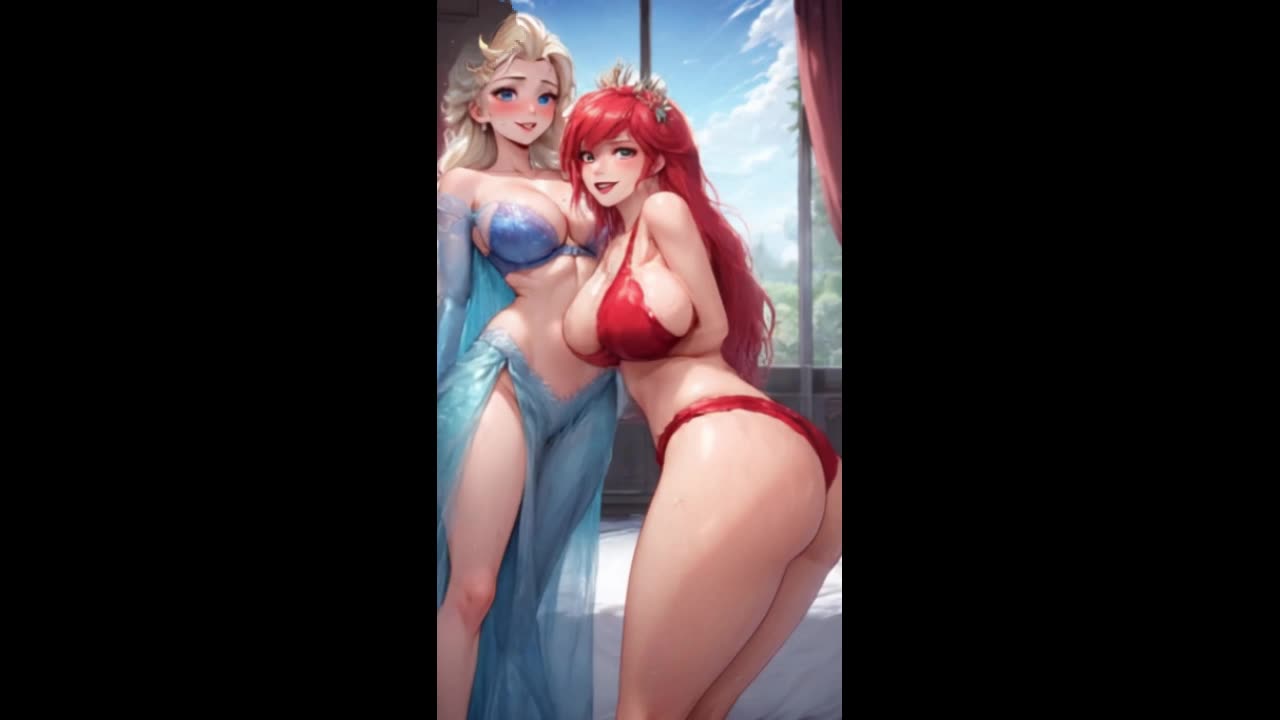 Elsa and Ariel Fun time #NSFW