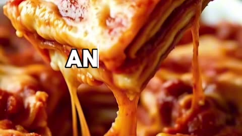 LASAGNA GREASY LAYERS? (THE PASTA WATER TRICK!) 💦🍝✨