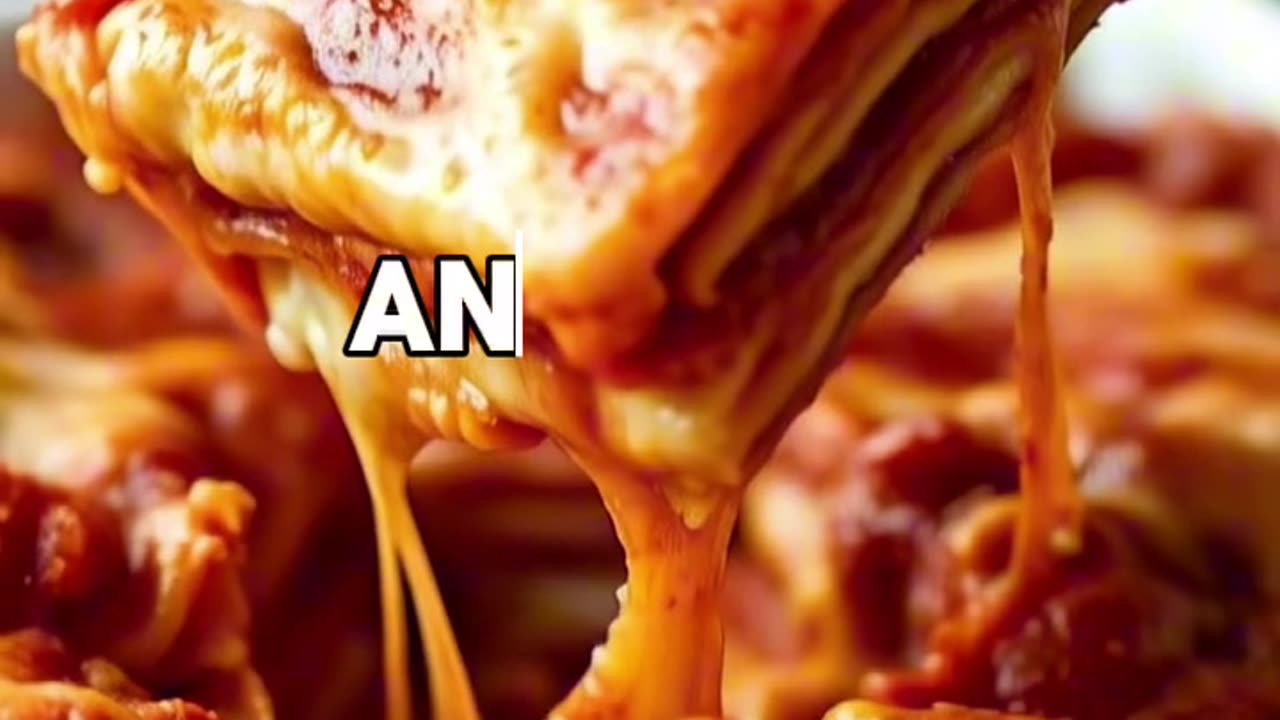 LASAGNA GREASY LAYERS? (THE PASTA WATER TRICK!) 💦🍝✨