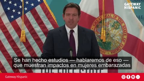 Ron DeSantis anuncia medida para eliminar el flúor del agua en Florida.