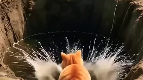 Funny catCat Ai animated video Cat funny video #funny #pets #cat #adoptcat #mycat