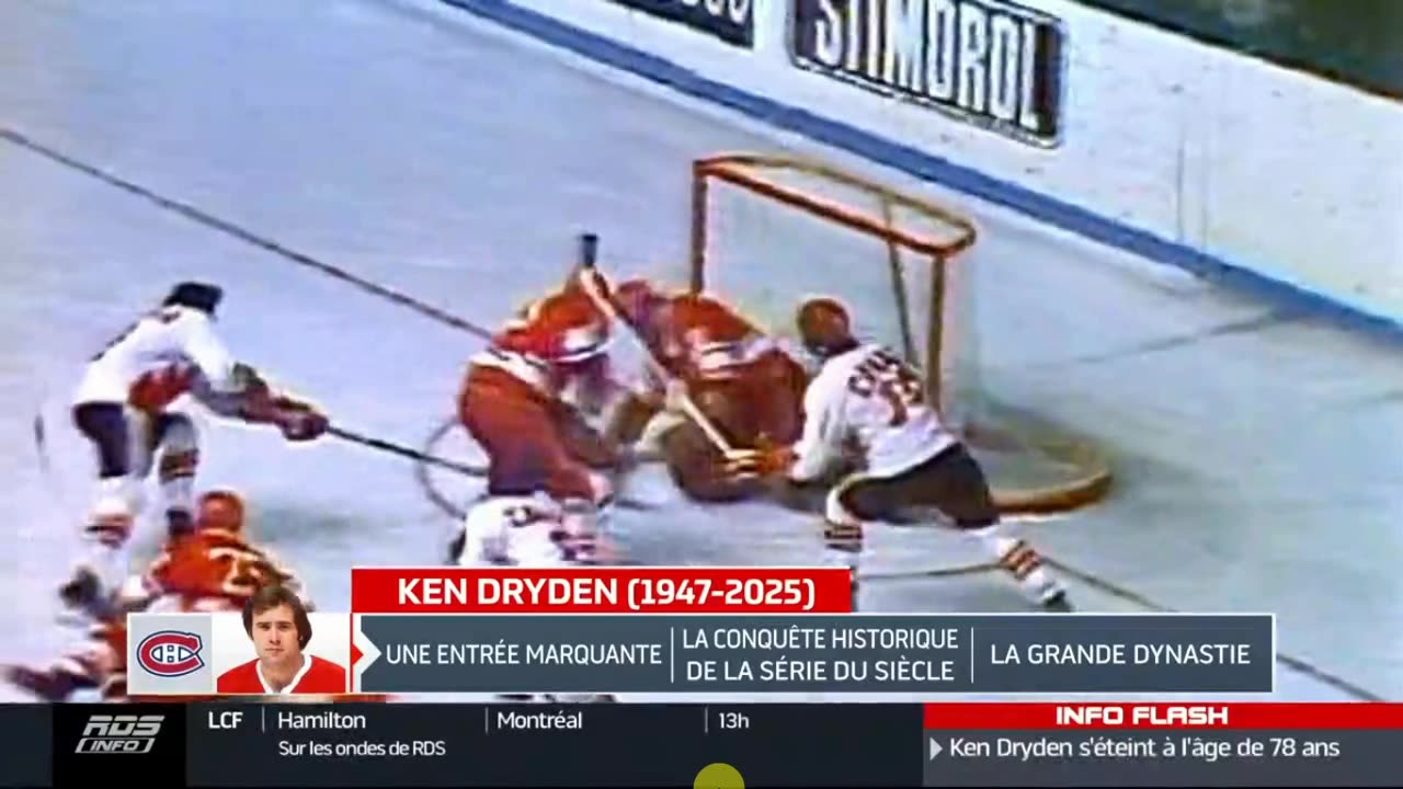 Sport 30 Décès de Ken Dryden