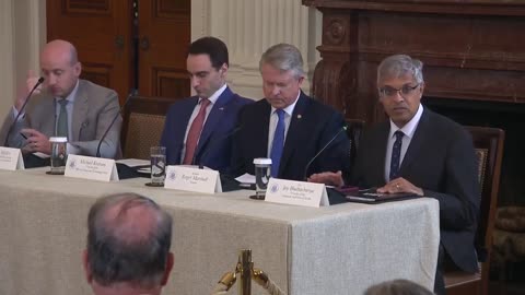 NIH Dir. Jay Bhattacharya at the MAHA Commission Report at the White House