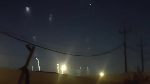 The launches from Iran