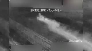 💥🔥 Unmanned systems units of the Tavria group destroyed the Russian 9K322 "Tor-M2" air defence